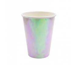 [6130IRP] FS Paper Cup Iridescent 260ml 10pk 