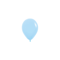 [7031640] Matte Pastel Blue 12cm Round Balloon 20pk
