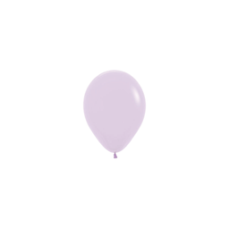 [7031650] Matte Pastel Lilac 12cm Round Balloon 20pk