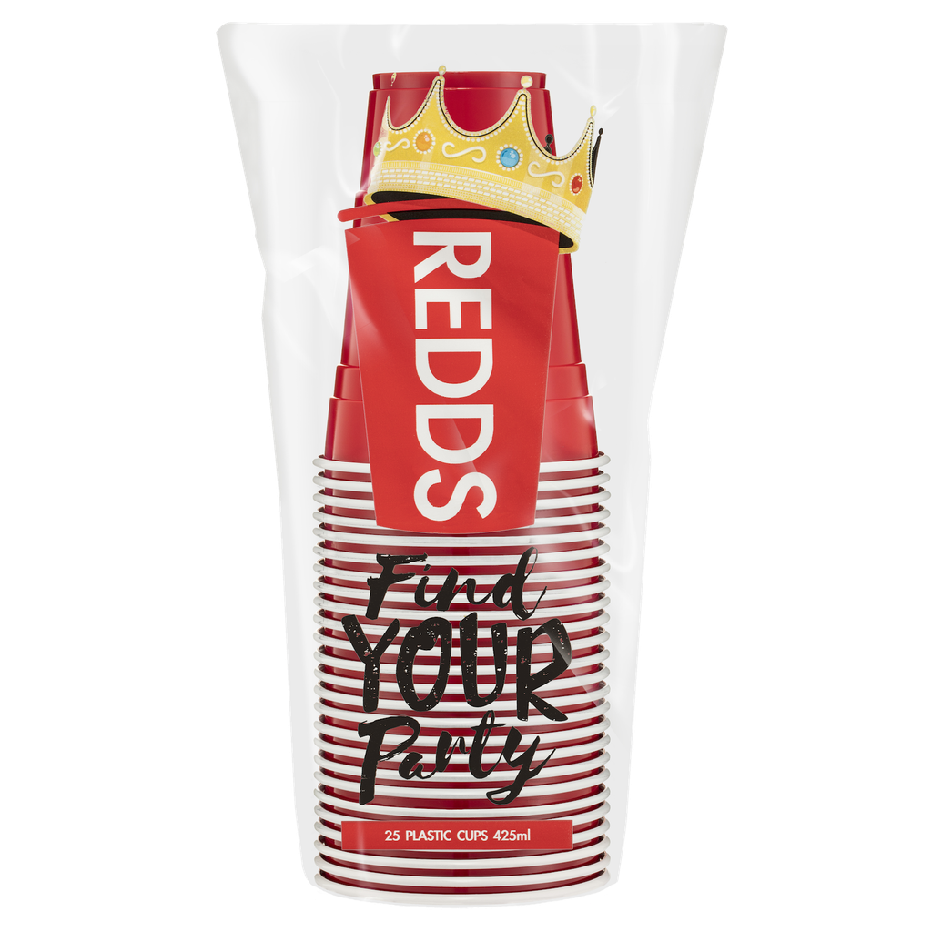 Redds -  Red Cup Lrg 425ml  25pk
