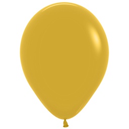 [700023] Matte Mustard 30cm Round Balloon 18pk