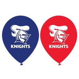 [NRL107] Knights Printed 30cm Balloons 50pk