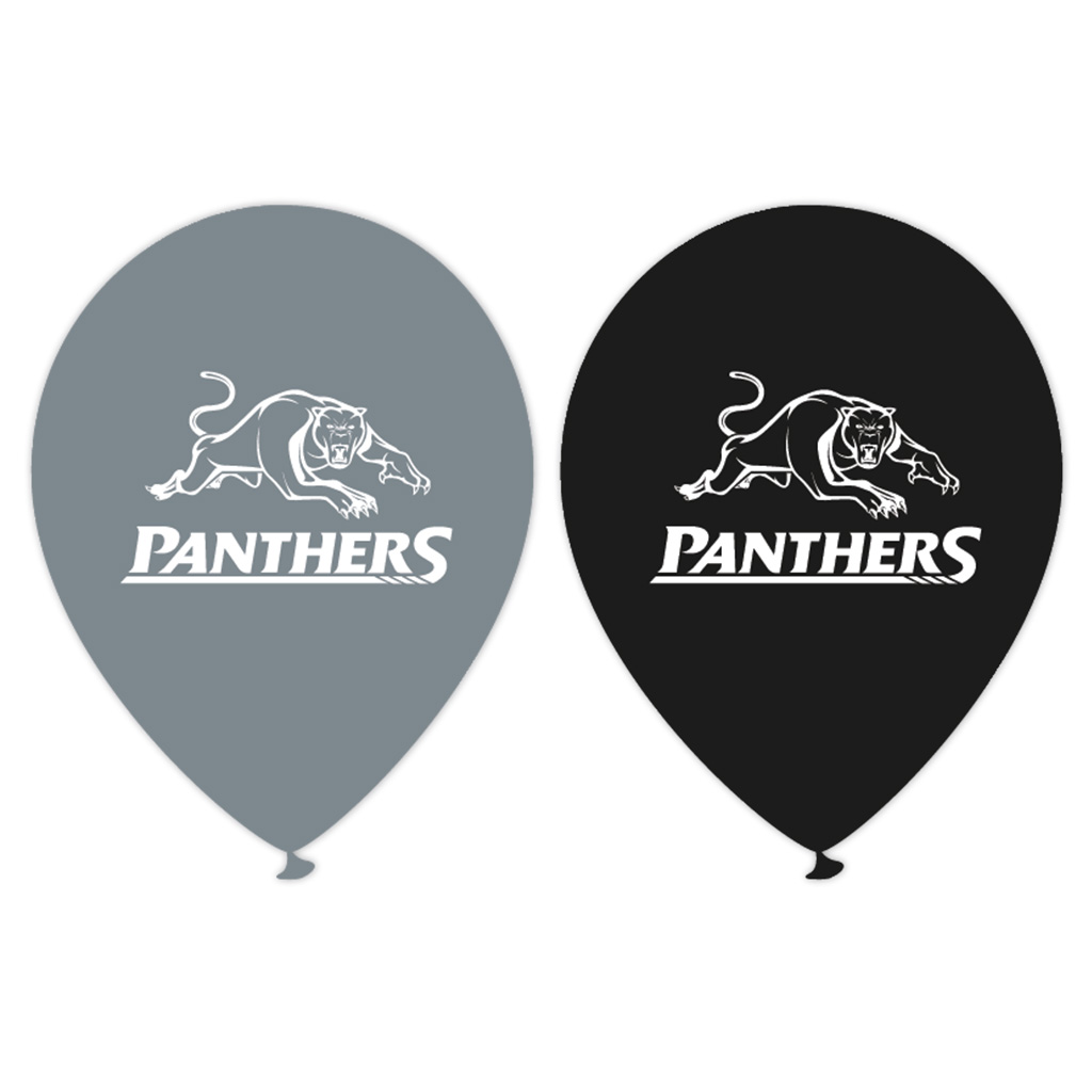 Panthers Printed 30cm Balloons 50pk