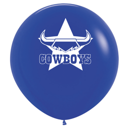 [NRL209] Cowboys Printed 90cm Jumbo Balloons 1pk