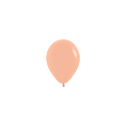 [7031060] Matte Peach 12cm Round Balloon 20pk