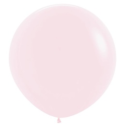 [7091609] Matte Pastel Pink 90cm Round Balloon 1pk
