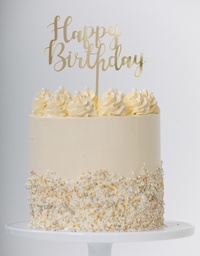 [420021] FS Cake Topper H/BIRTHDAY Gold 1pk