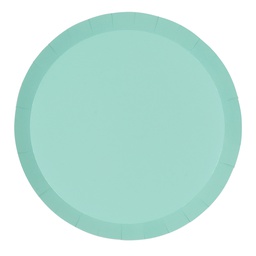 [6120MTP] FS Paper Round Banquet Plate 10.5&quot; Mint Green 10pk (D)
