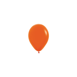 [7031061] Matte Orange 12cm Round Balloon 20pk