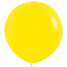[7062020] Matte Yellow 60cm Round Balloons 2pk