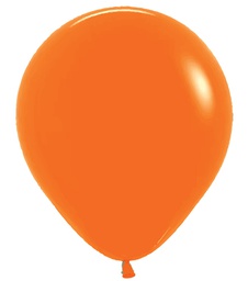 [7042061] Matte Orange 45cm Round Balloons 6pk