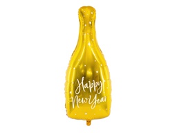 [2654019] PD Foil Balloon Bottle Happy New Year 1pkt 32x82CM