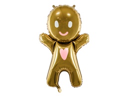 [2682] PD Foil Balloon Gingerbread Man 1pkt 67x97CM
