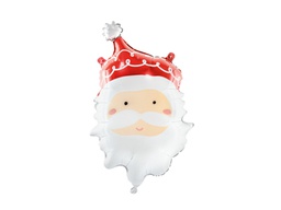 [2679] PD Foil Balloon Glossy Christmas Santa Head 1pkt 37x60CM