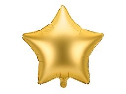[26S019] PD Foil Balloon Matte Star Gold 1pkt 48CM