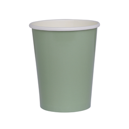 [6130EUP] FS Paper Cup Eucalyptus 260ml 10pk