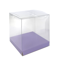 [6250PLP] FS Clear Favour Box Pastel Lilac 10pk