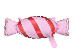 [26169] PD Foil Balloon Pink Candy (Lollie) 3pk 40x16.5cm