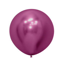 [5062912] Reflex Fuchsia 60cm Round Balloon 10pk