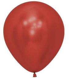 [5070915] Reflex Red 45cm Round Balloon 25pk