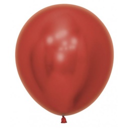 [7050915] Reflex Red 45cm Round Balloon 6pk