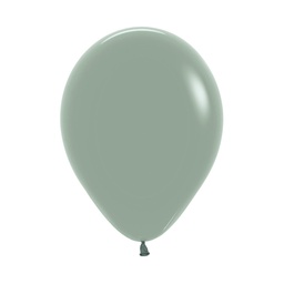 [506127] Pastel Dusk Laurel Green 30cm Round Balloon Pk100