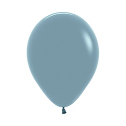 [5061140] Pastel Dusk Blue 30cm Round Balloon Pk 100