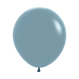 [5042140] Pastel Dusk Blue 45cm Round Balloon Pk50