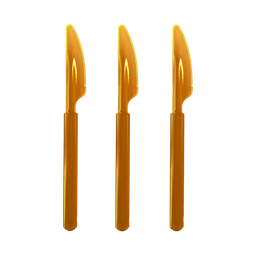 [7015TGP] FS Ultra HD Reusable Knife Tangerine 20pk