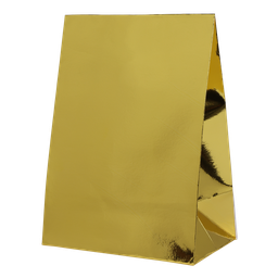 [6300MGP] FS Paper Party Bag Met Gold 10pk