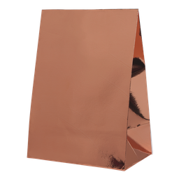 [6300MRGP] FS Paper Party Bag Met Rose Gold 10pk