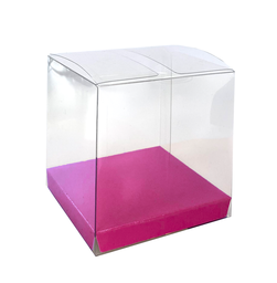 [6250FMP] FS Clear Favour Box Flamingo 10pk
