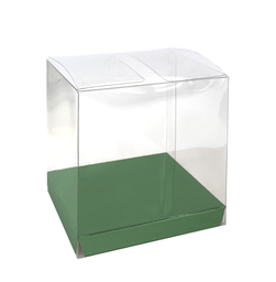[6250SGP] FS Clear Favour Box Sage Green 10pk