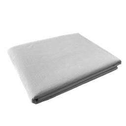 [6081CGP] FS Paper Luxe Rect Tablecover 2.7m Cool Grey