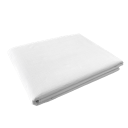 [6081WHP] FS Paper Luxe Rect Tablecover 2.7m White