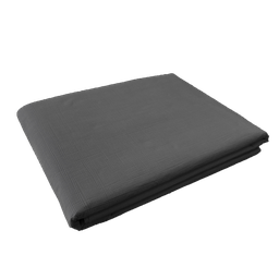 [6081BKP] FS Paper Luxe Rect Tablecover 2.7m Black